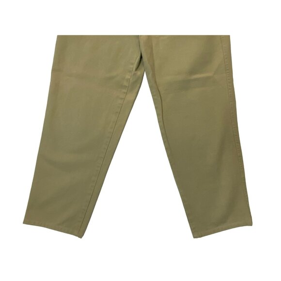 Vintage Bugle Boy for Her Super High Rise Mom Jeans 28 x 25 Tan Khaki 90s Y2K - Picture 3 of 6